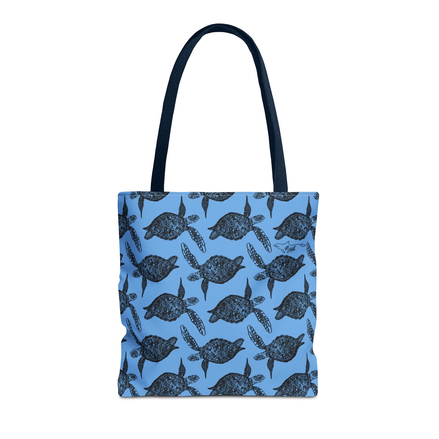 Sea Turtle Tote Bag Blue (AOP)