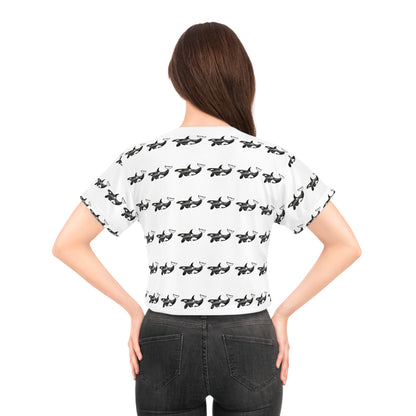 Orca Crop Tee (AOP)