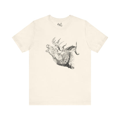 Bugling Elk Unisex Jersey Short Sleeve Tee