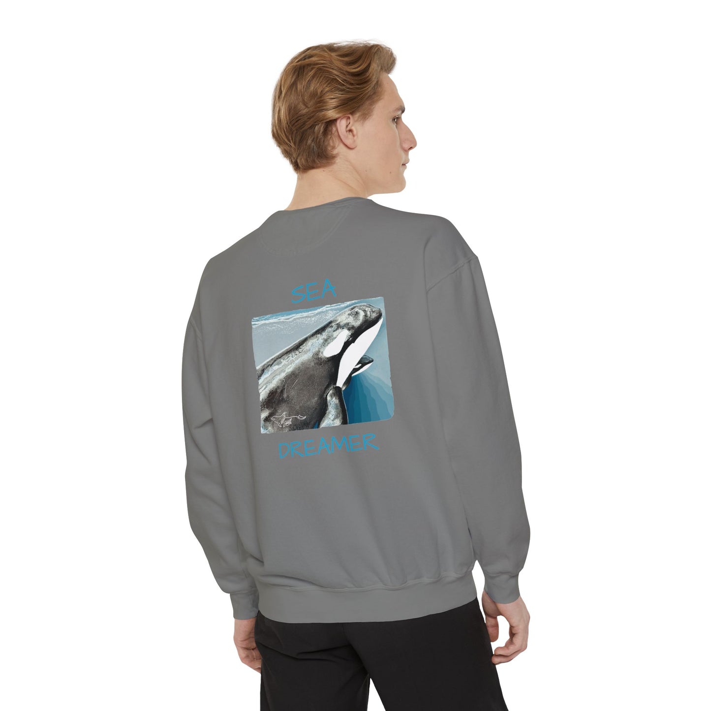 Orca Unisex Garment-Dyed Sweatshirt