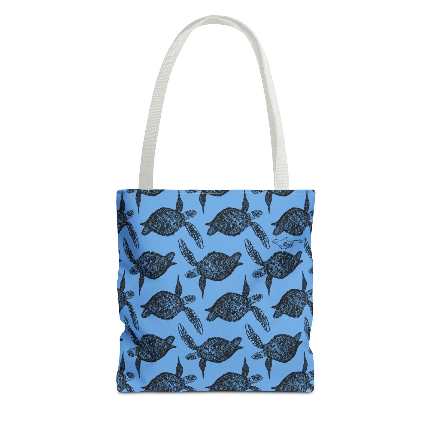 Sea Turtle Tote Bag Blue (AOP)