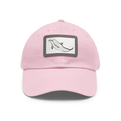 Dolphin Hat with Leather Patch (Rectangle)