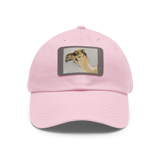 Clyde The Camel Hat with Leather Patch (Rectangle)