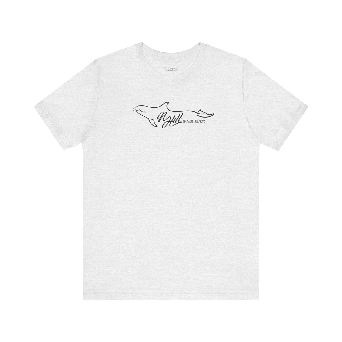 Natalie Hill Dolphin Logo Unisex Jersey Short Sleeve Tee