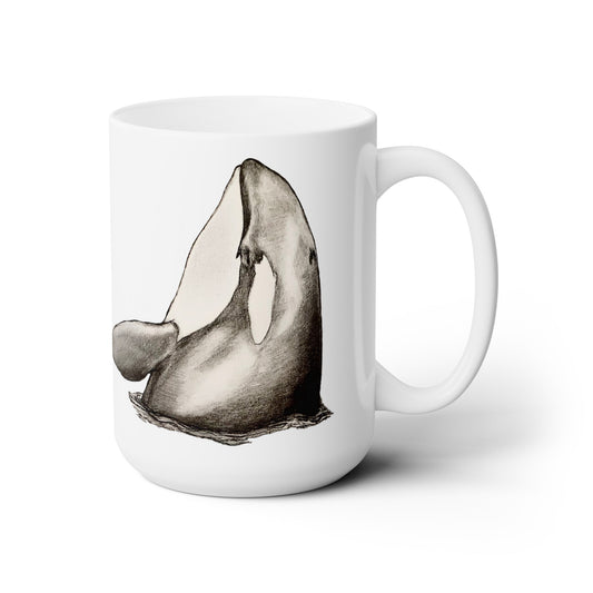 Orca Spy-Hop Ceramic Mug 15oz