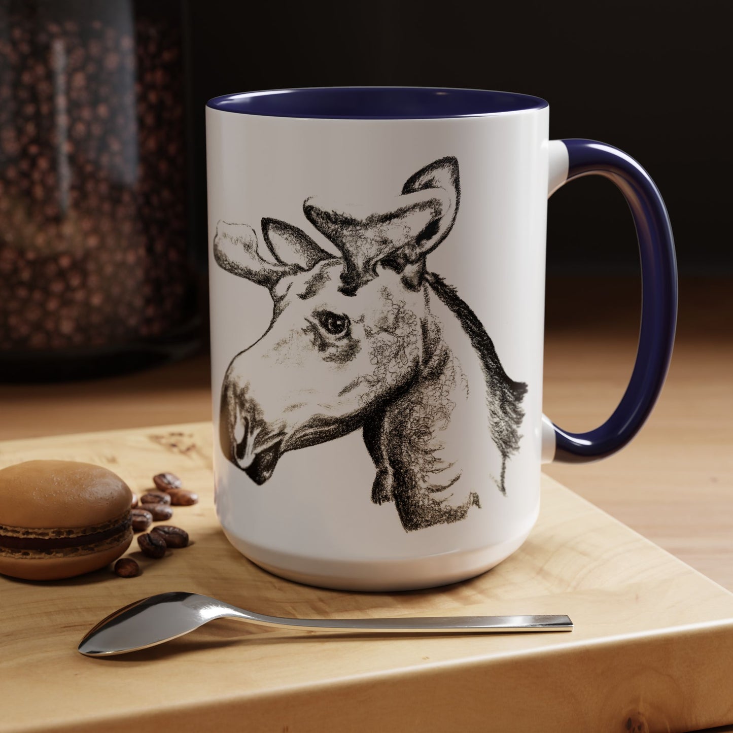 Hidden Springs Moose Accent Coffee Mug (11, 15oz)