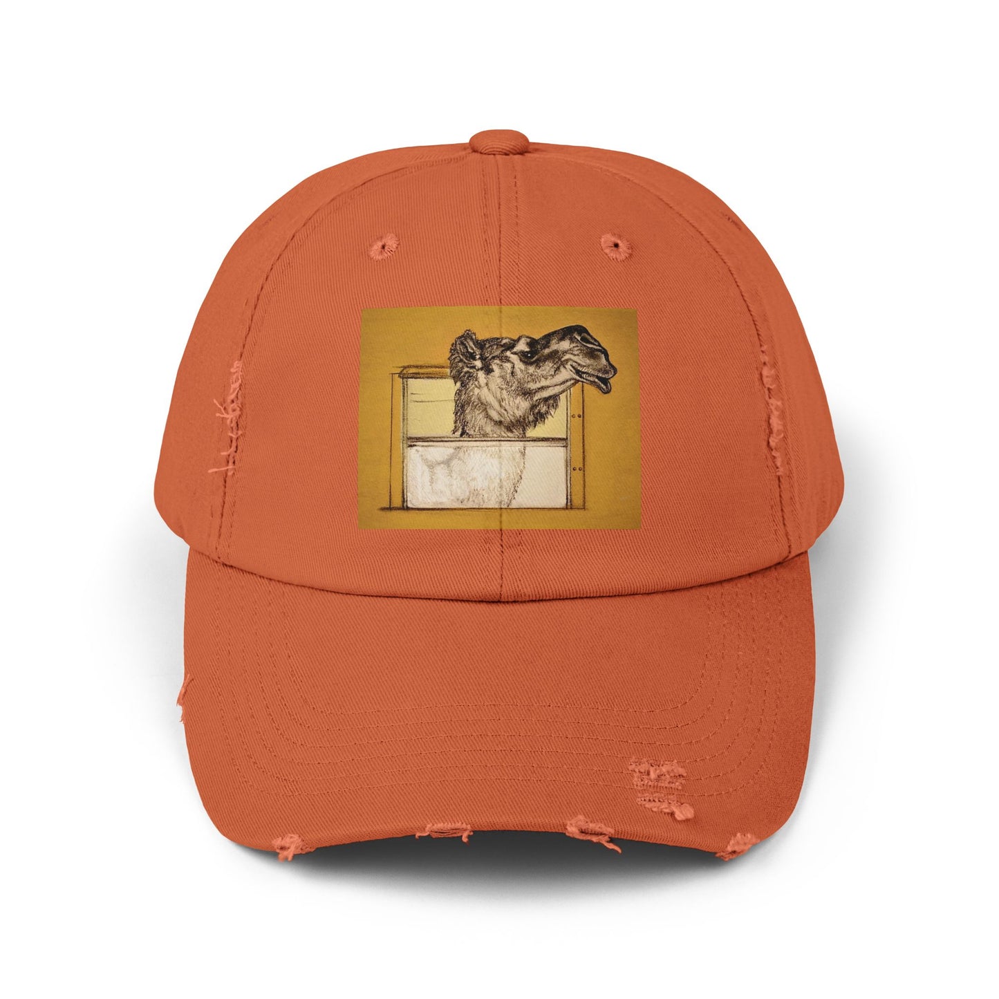 Bussin Clyde The Camel Unisex Distressed Cap