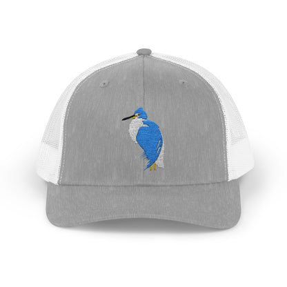Great Blue Heron Snapback Trucker Cap