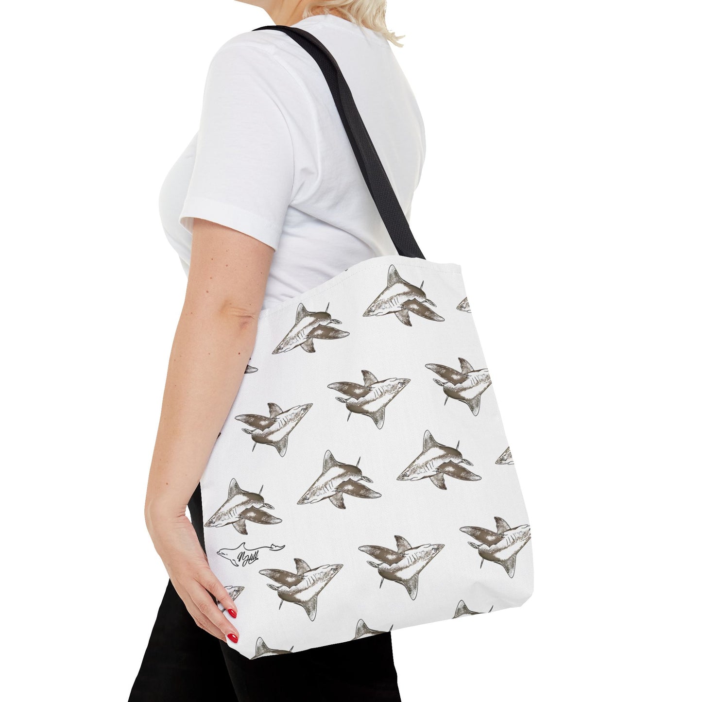 Oceanic Reef Shark Tote Bag (AOP)