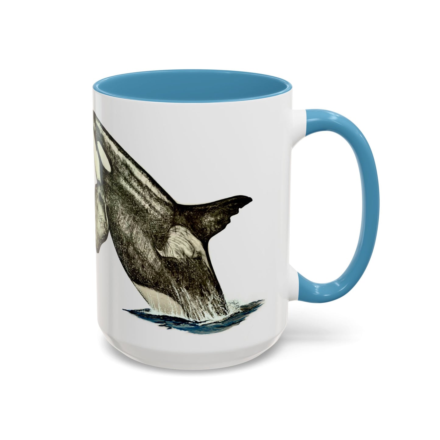 Chainsaw Orca Accent Coffee Mug (11, 15oz)