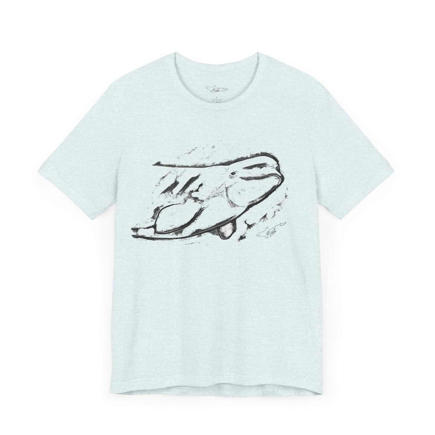 Beluga Whale Unisex Jersey Short Sleeve Tee