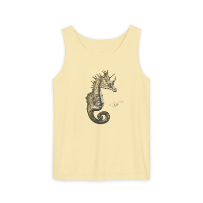 Sea Horse Unisex Garment-Dyed Tank Top