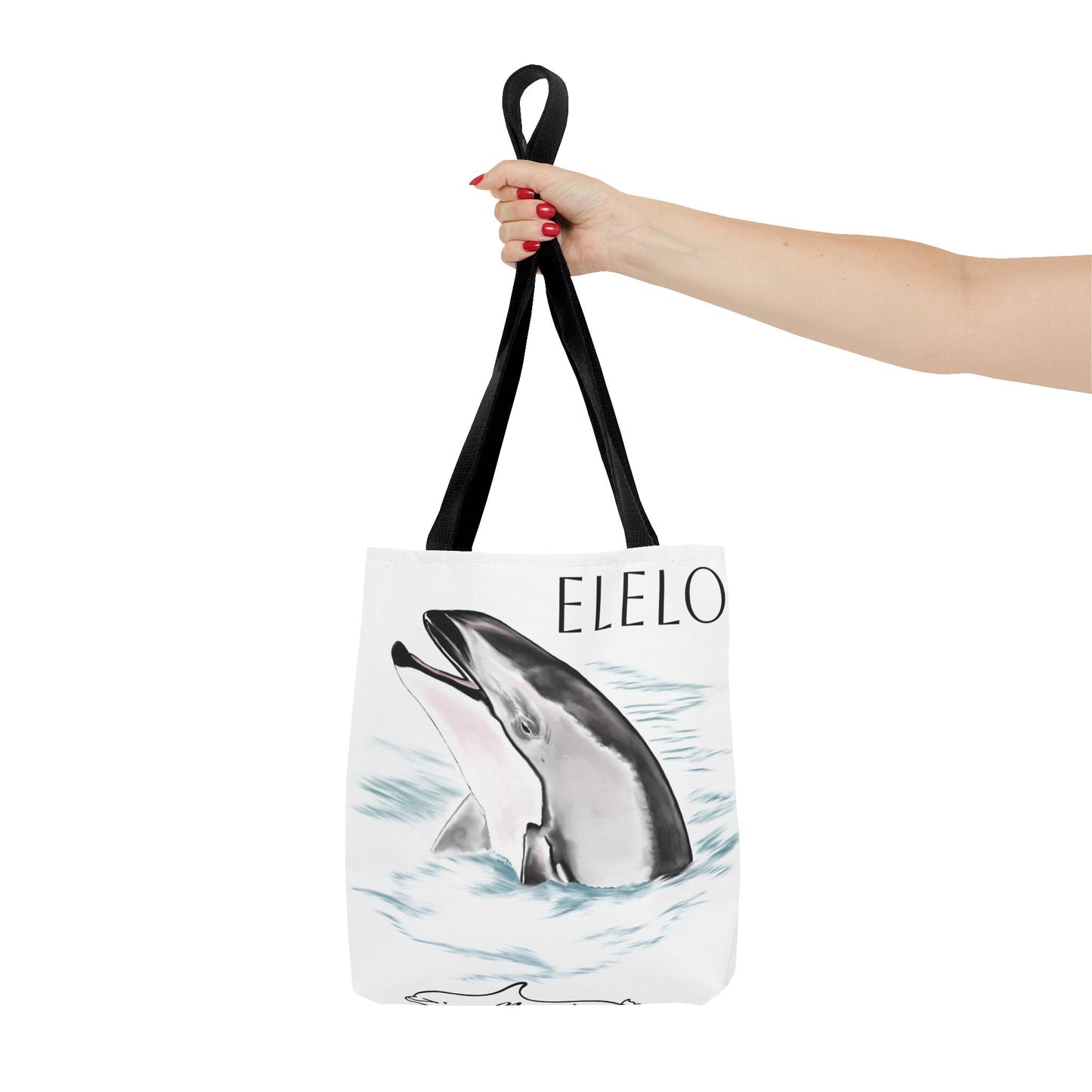 Elelo Pacific White Sided Dolphin Tote Bag (AOP)