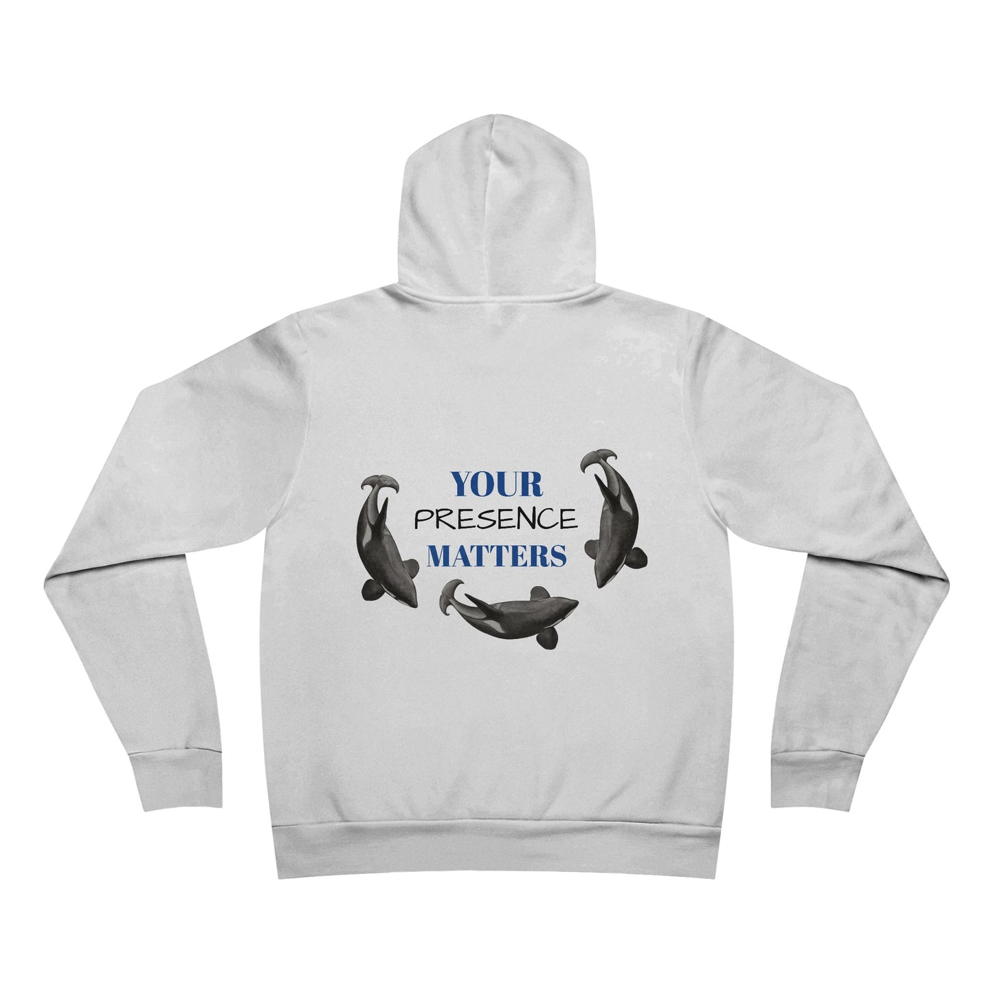 Orca Unity Your Presence Matters Unisex Sponge Fleece Pullover Hoodie