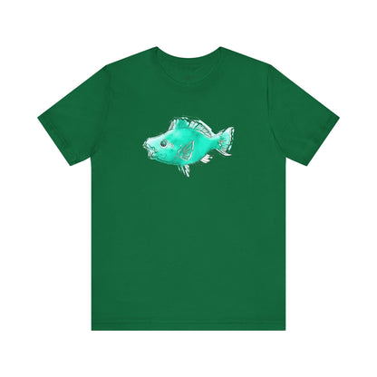 Blue Parrot Fish Unisex Jersey Short Sleeve Tee