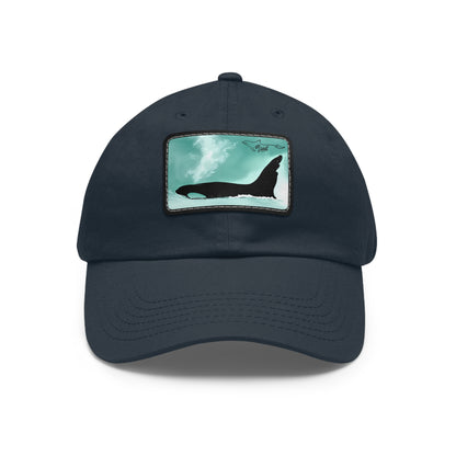 Chainsaw Orca Hat with Leather Patch (Rectangle)