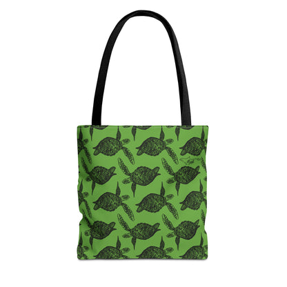 Sea Turtle Tote Bag Green (AOP)