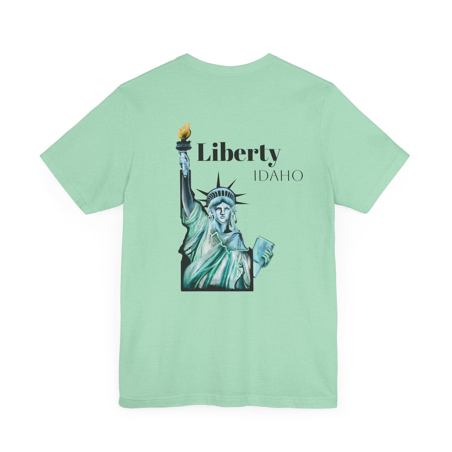 Statue of Liberty Idaho Jersey Short Sleeve Tee