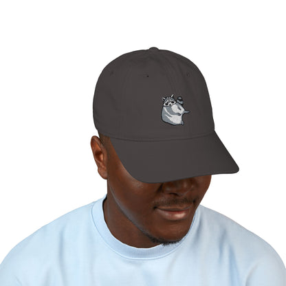 Raccoon Organic Baseball Cap (Embroidery)