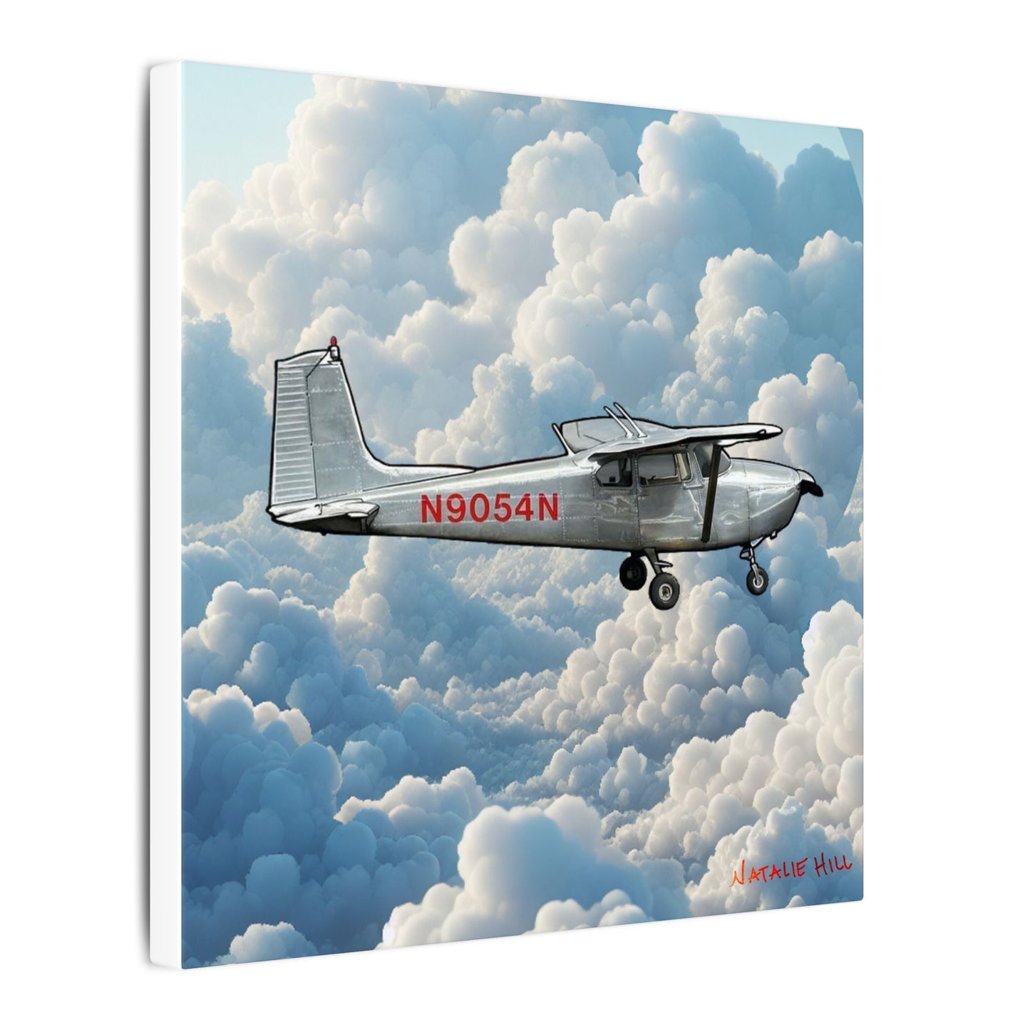 Cessna Airplane Matte Canvas 16" x 20", Stretched, 0.75"