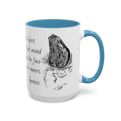 Humpback Whale Accent Coffee Mug, 11oz