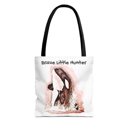 Brave Little Hunter Orca Tote Bag (AOP)