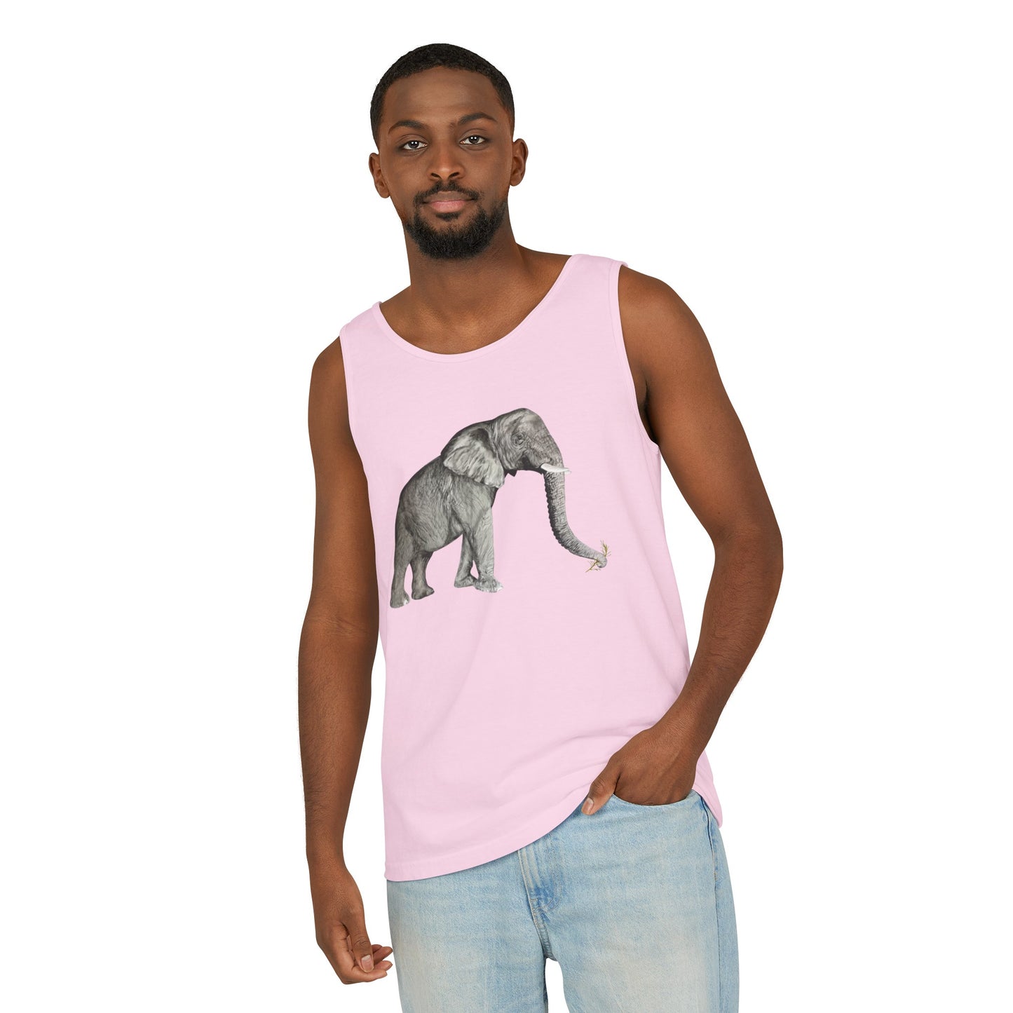 Elephant Unisex Garment-Dyed Tank Top