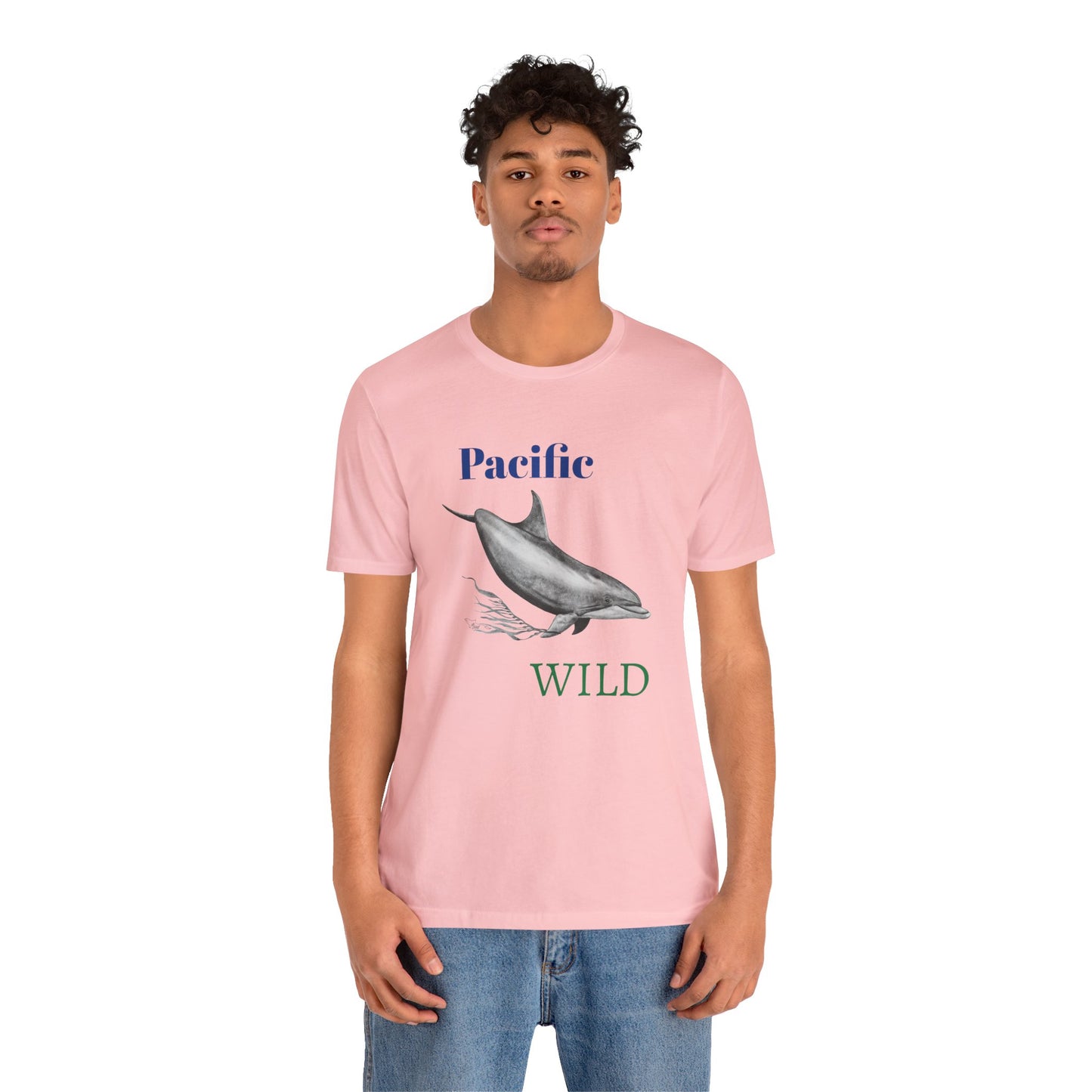 Pacific Wild Dolphin Unisex Jersey Short Sleeve Tee