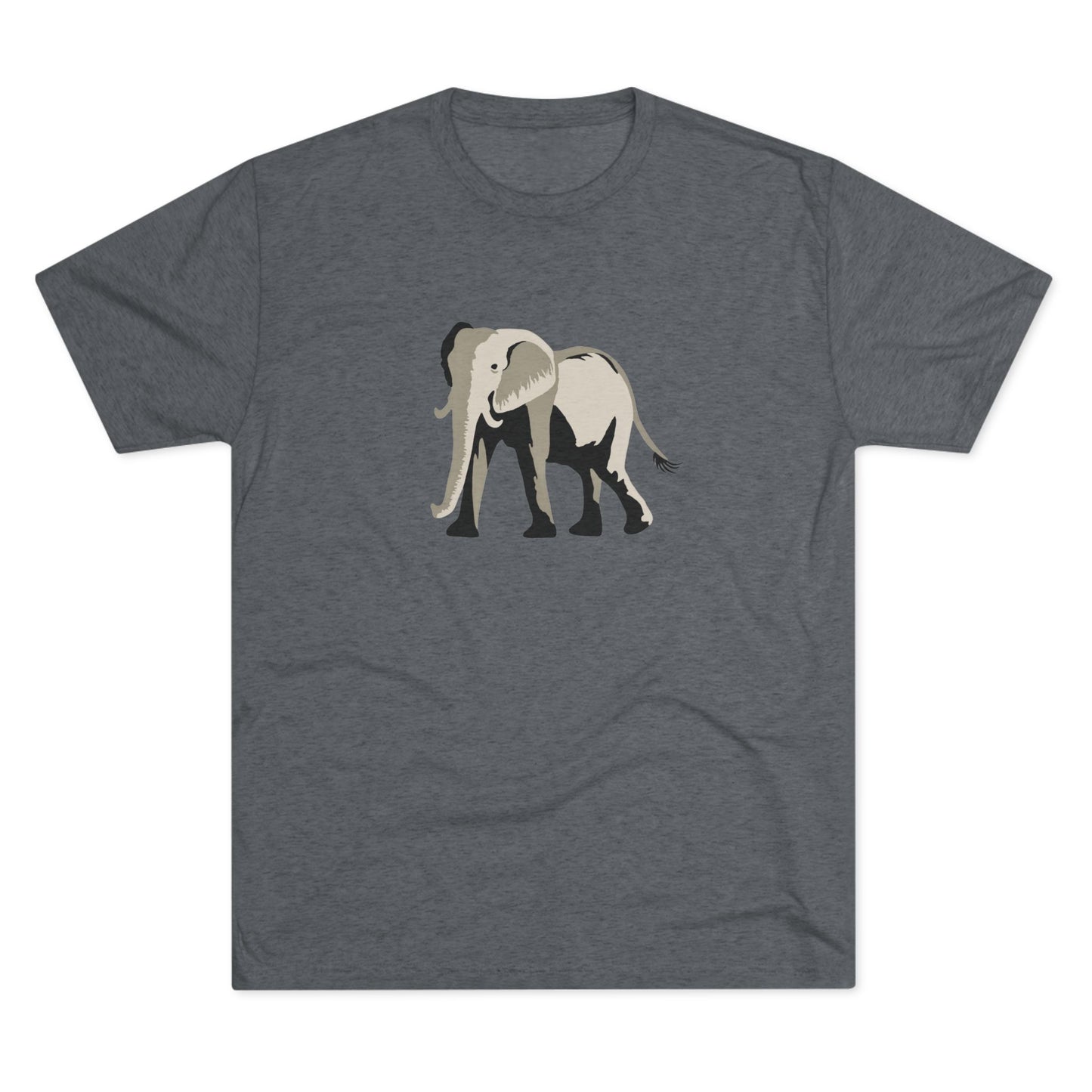 Elephant  Unisex Tri-Blend Crew Tee
