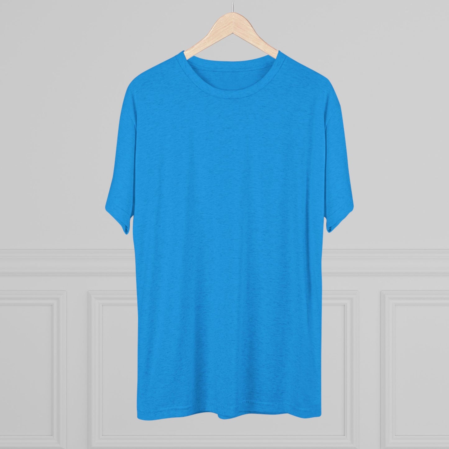 Deep Thinker Octopus Unisex Tri-Blend Back Print Crew Tee