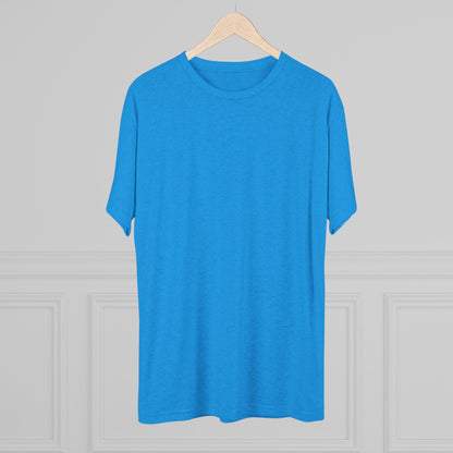 Deep Thinker Octopus Unisex Tri-Blend Back Print Crew Tee