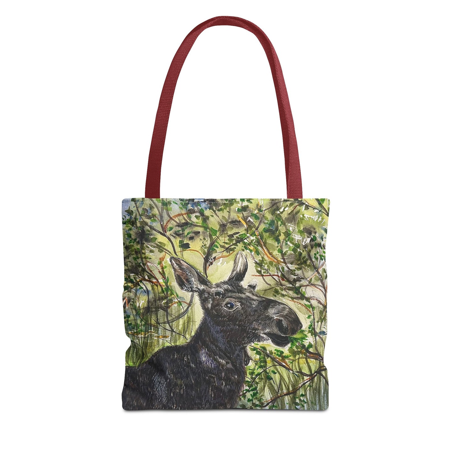 Hidden Springs Moose Tote Bag (AOP)