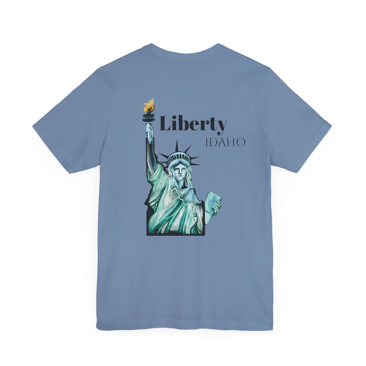 Statue of Liberty Idaho Jersey Short Sleeve Tee