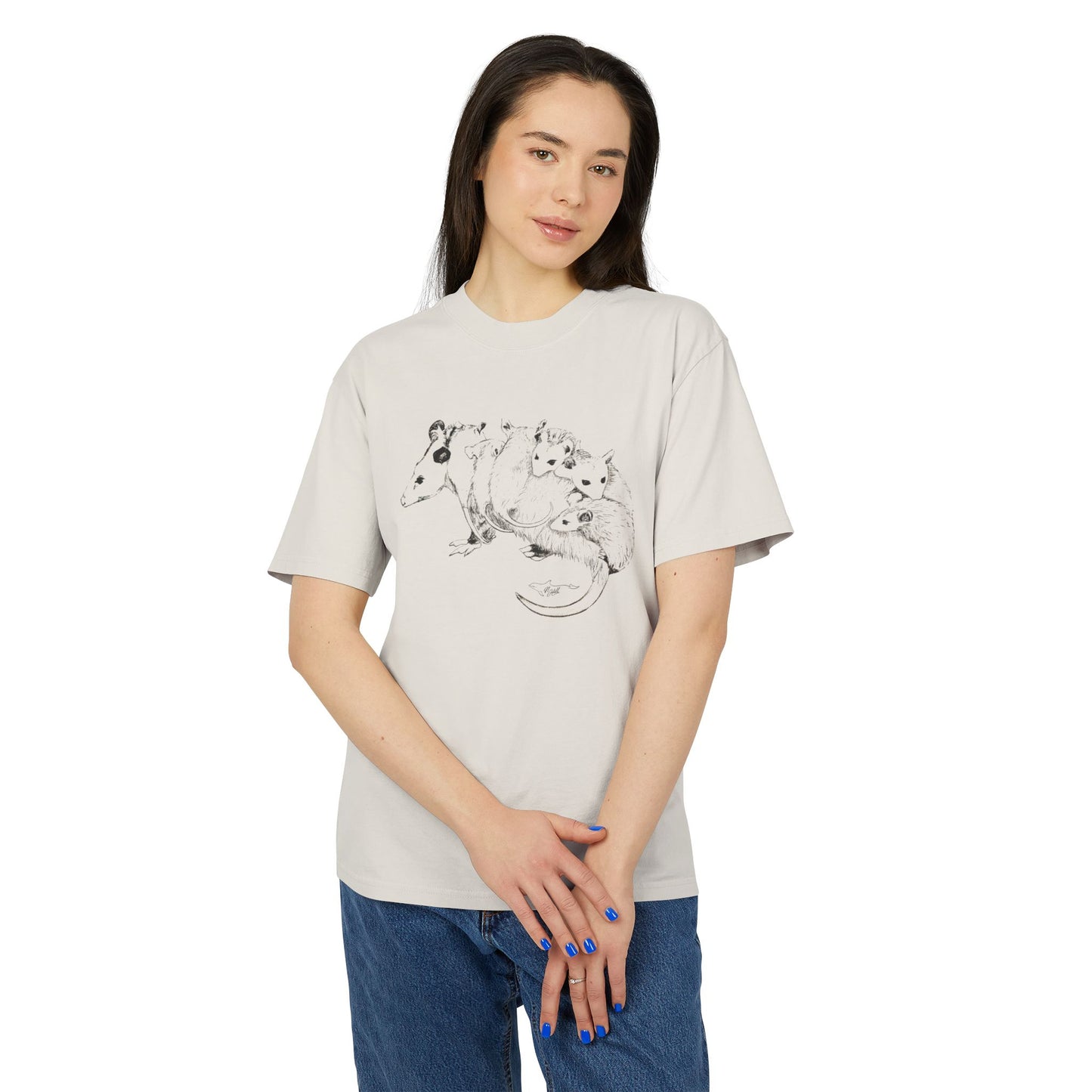 Opossum Unisex Heavy Faded Tee