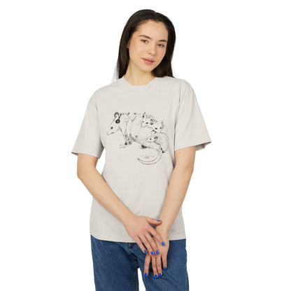 Opossum Unisex Heavy Faded Tee