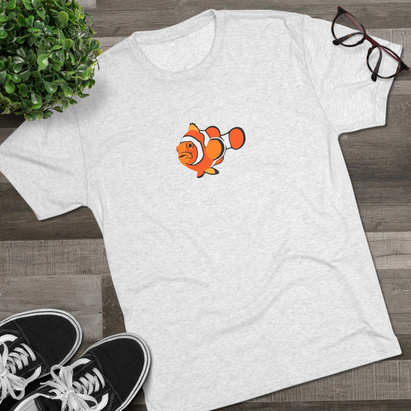 Clownfish Unisex Tri-Blend Crew Tee