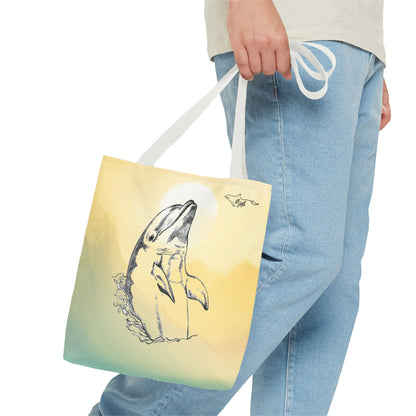 Dolphin Sun Tote Bag (AOP)