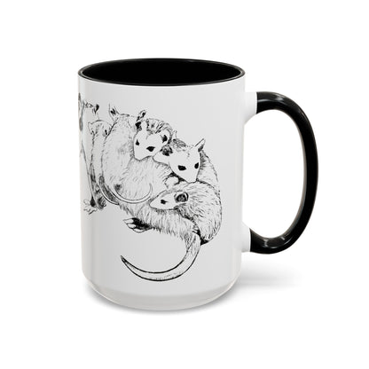 Opossum Accent Coffee Mug (11, 15oz)