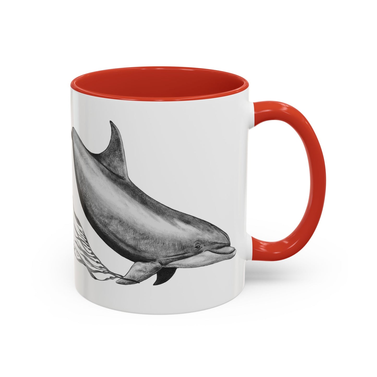 Dolphin Accent Coffee Mug, 11oz