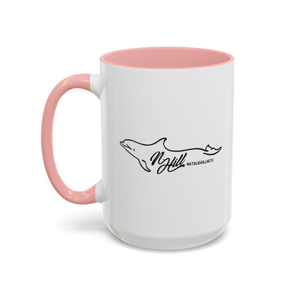 Chainsaw Orca Accent Coffee Mug (11, 15oz)