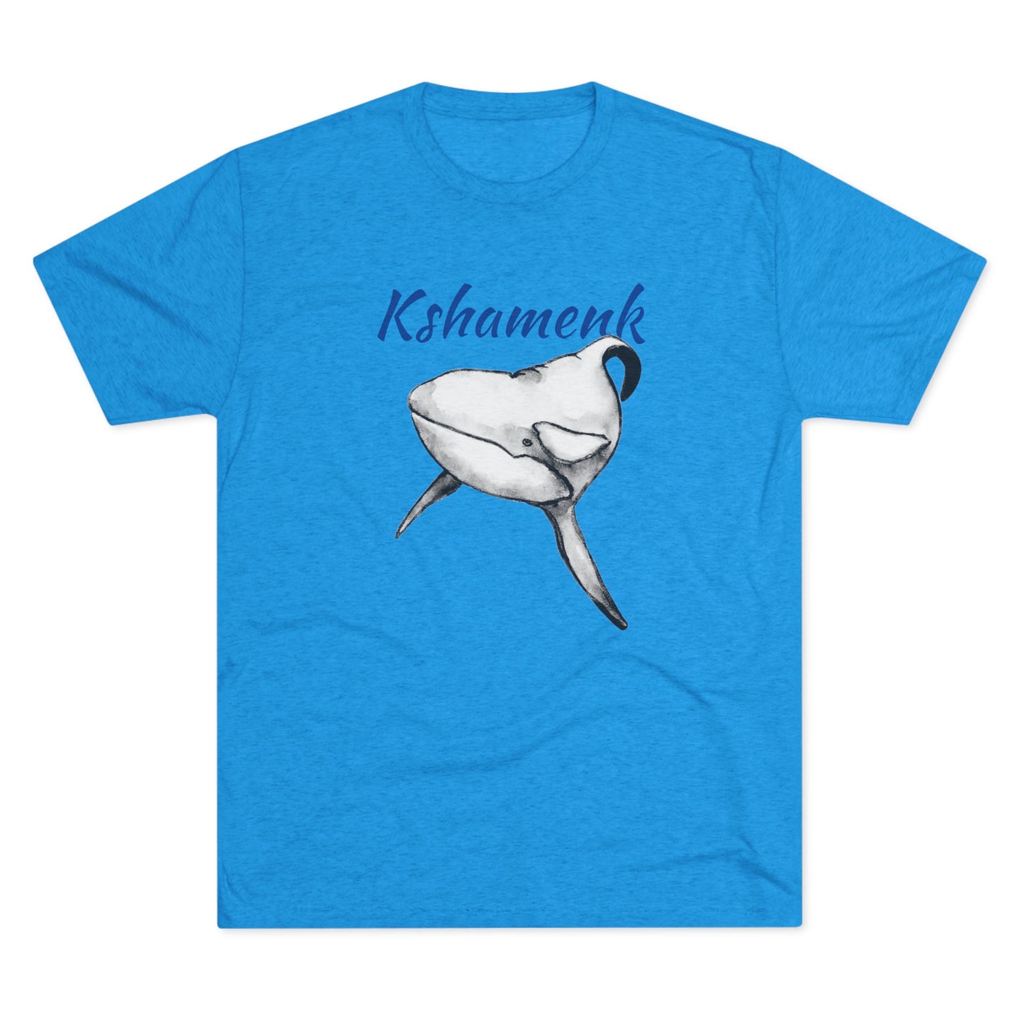 Kshamenk Orca Whale Unisex Tri-Blend Crew Tee