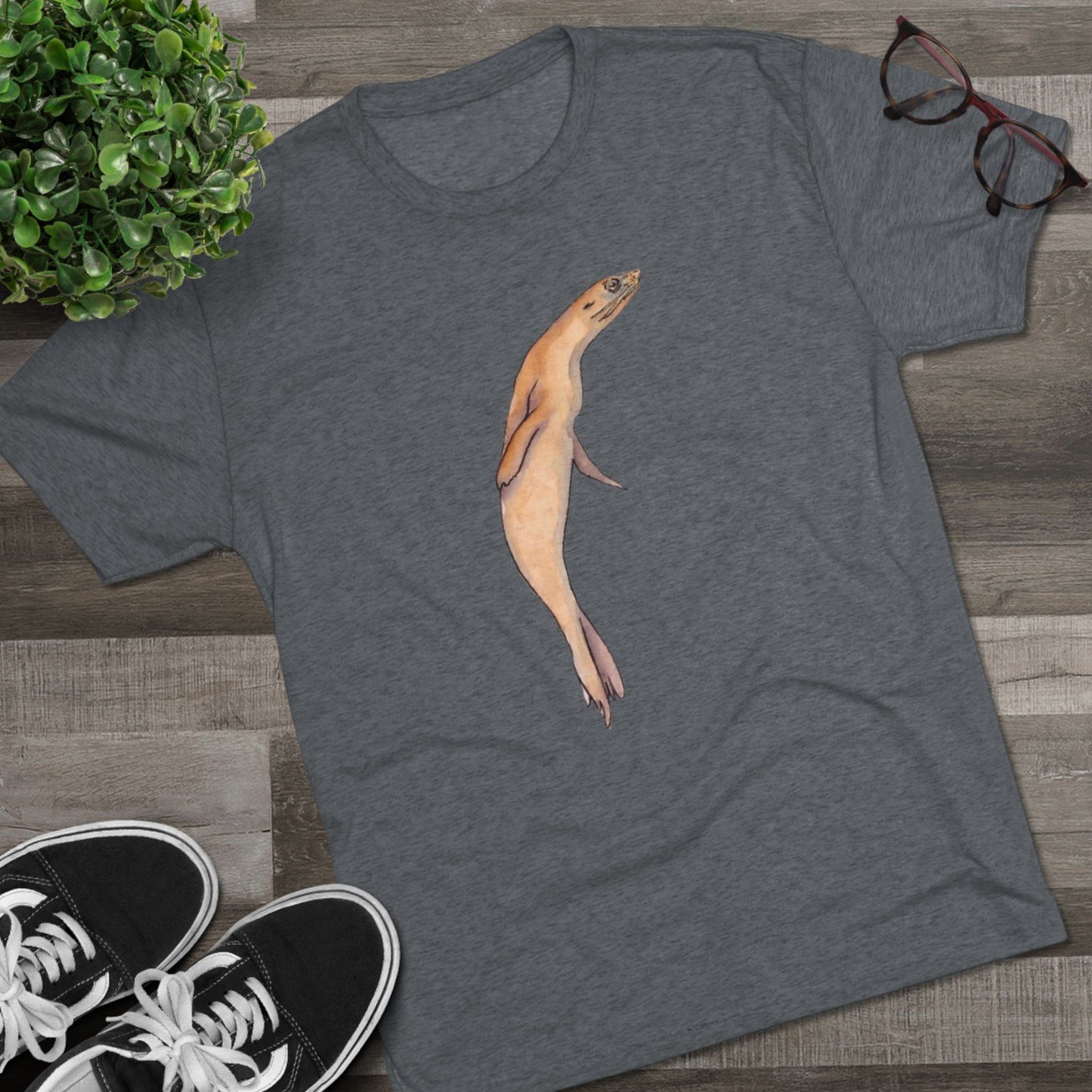 Sea Lion Unisex Tri-Blend Crew Tee