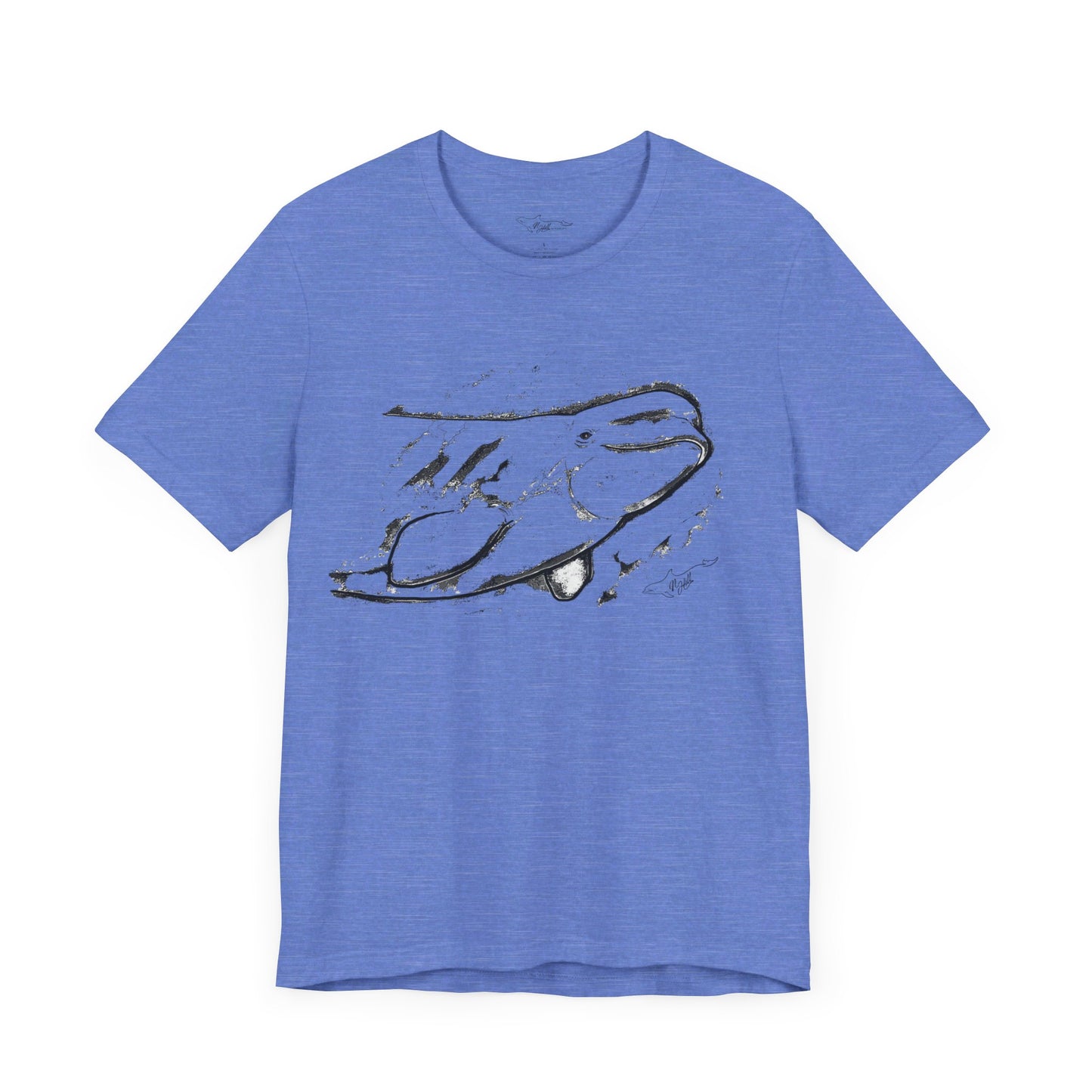 Beluga Whale Unisex Jersey Short Sleeve Tee