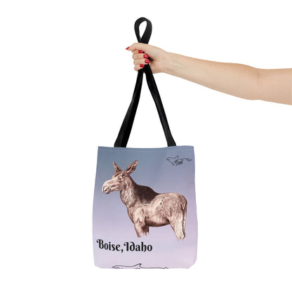 Boise Idaho Moose Tote Bag (AOP)