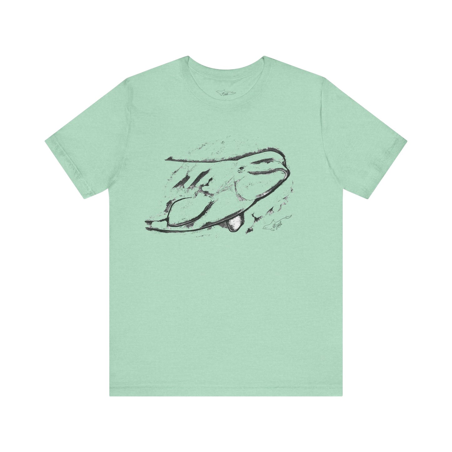 Beluga Whale Unisex Jersey Short Sleeve Tee