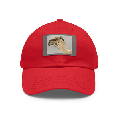 Clyde The Camel Hat with Leather Patch (Rectangle)