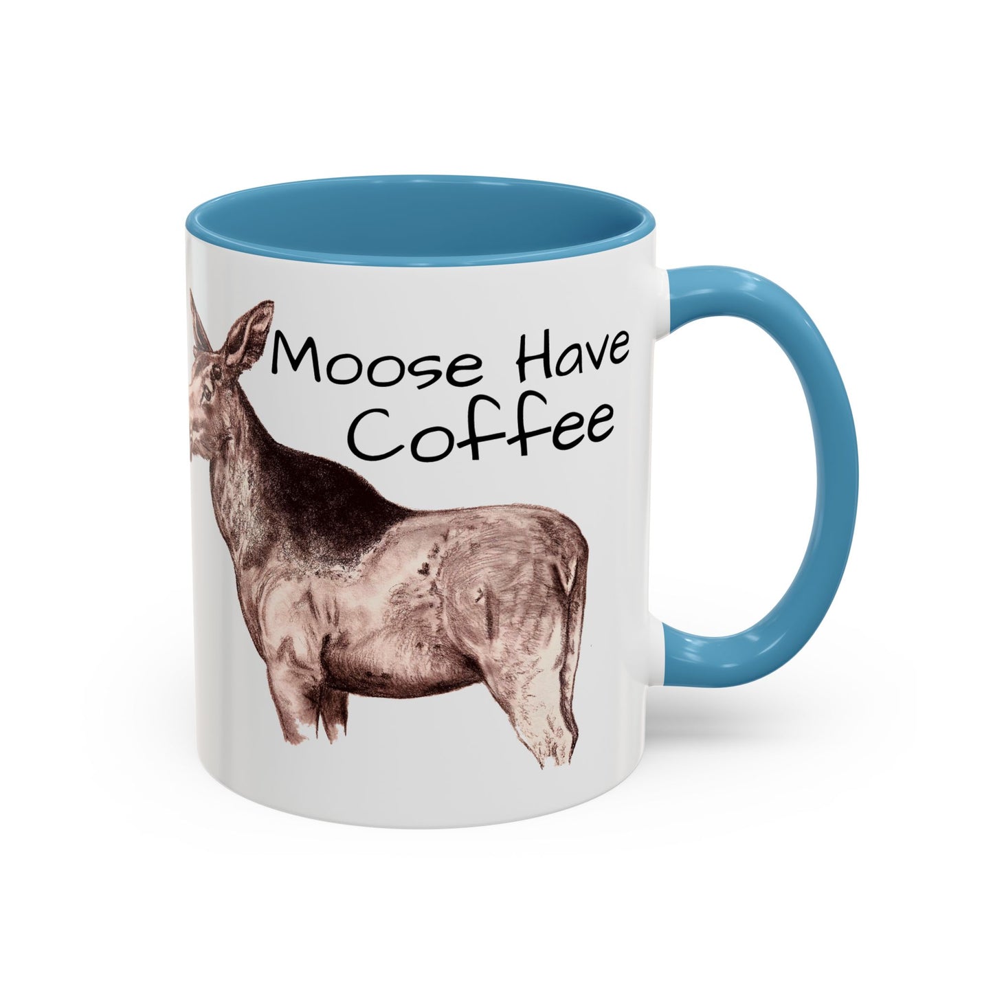 Moose Have Coffee Accent Coffee Mug (11, 15oz)