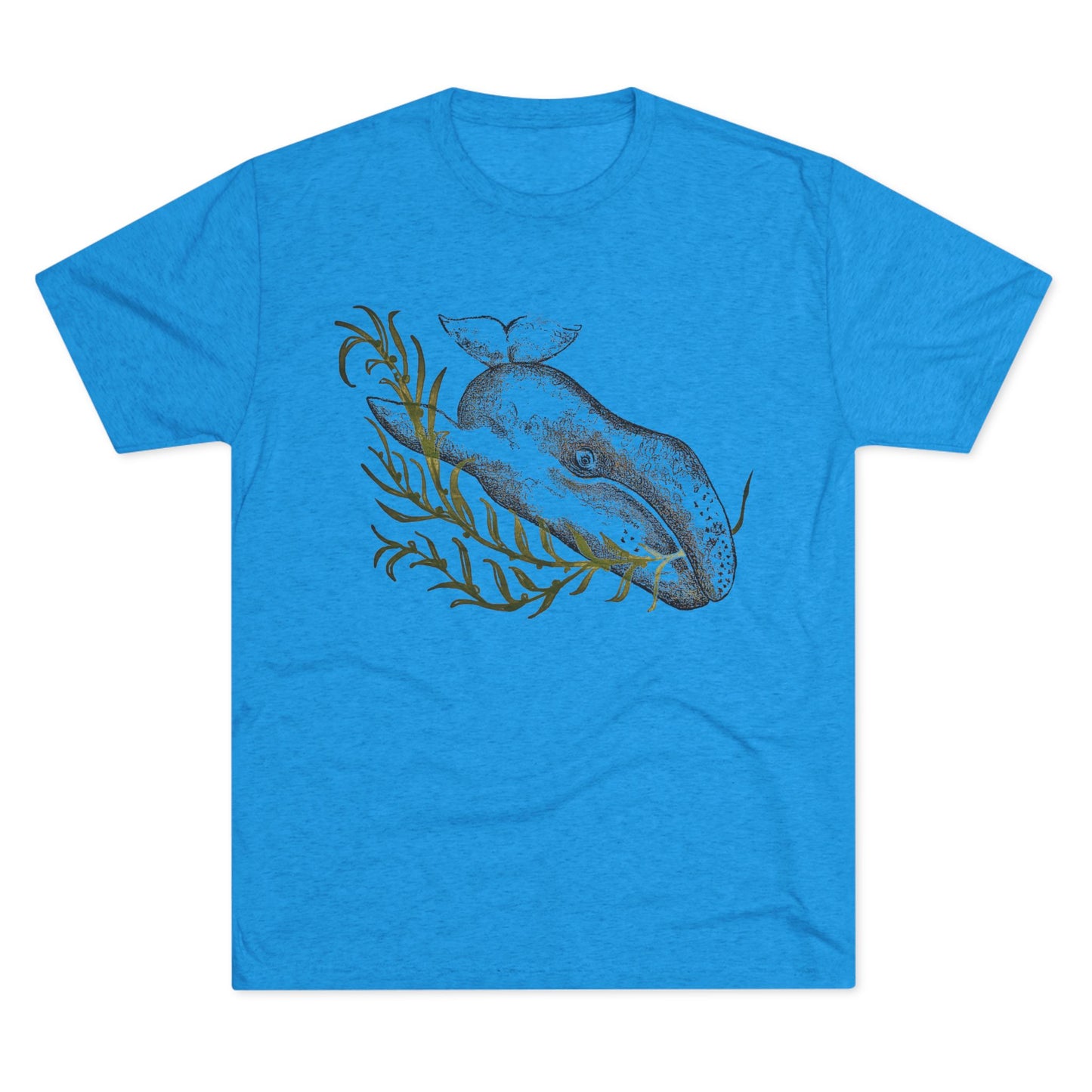 Grey Whale Unisex Tri-Blend Crew Tee