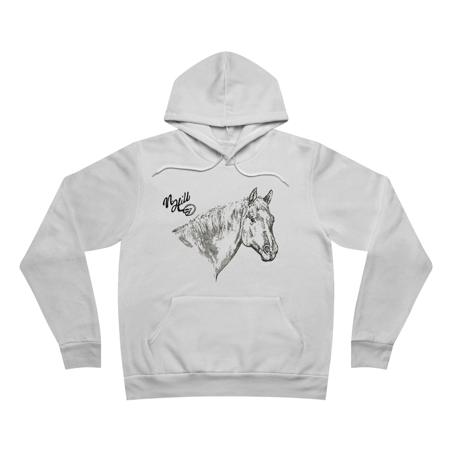 Horse Unisex Sponge Fleece Pullover Hoodie