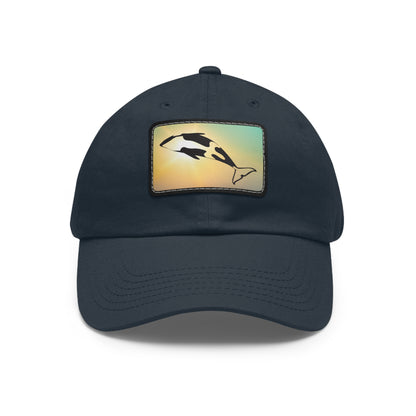 Orca Hat with Leather Patch (Rectangle)